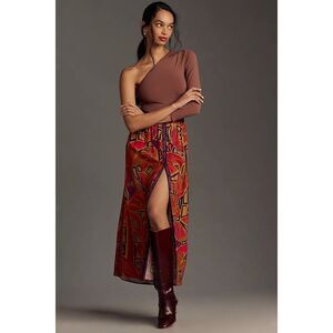 Anthropologie x Farm Rio Cool Tropical Maxi Skirt Size S